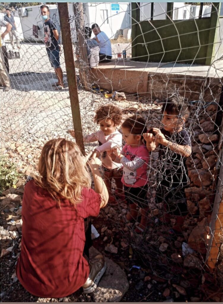 Grecia refugee camp